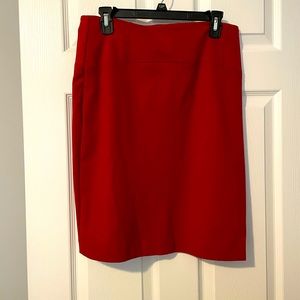 Red Pencil skirt